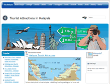 Tablet Screenshot of malaysiatouristspot.com